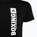 Pánské boxerské tričko adidas černá/bílá 3