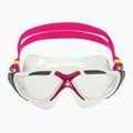 Plavecká maska Aquasphere Vista white/raspberry/lenses clear 3