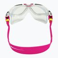 Plavecká maska Aquasphere Vista white/raspberry/lenses clear 4