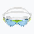 Dětská plavecká maska Aquasphere Vista transparentní/jasně zelená/modrá MS5630031LB 2