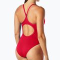 Dámské jednodílné plavky TYR Solid Diamondfit Durafast Elite red 2