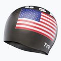 Plavecká čepice TYR USA Silicone black