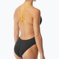 Dámské jednodílné plavky TYR Hexa Cutoutfit black/gold 5
