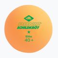 Míčky na stolní tenis  Donic-Schildkröt 1-Star Elite Poly 40+ 6ks white/orange 3
