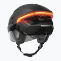 Cyklistická přilba se směrovkami ABUS Hyp-e Ace volcano titan 2