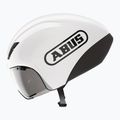 Cyklistická helma ABUS Gamechanger TT 1.1 shiny white 3