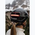 Cyklistická helma ABUS Taipan LED velcet black 8