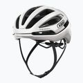 Cyklistická helma ABUS Taipan LED shiny white