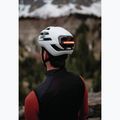 Cyklistická helma ABUS Taipan LED shiny white 10
