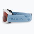 Dětské lyžařské brýle Alpina Piney white/skyblue matt/orange 4