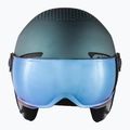 Lyžařská helma Alpina Arber Visor Q Lite petrol/green matt 11