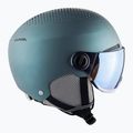 Lyžařská helma Alpina Arber Visor Q Lite petrol/green matt 13
