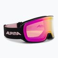 Lyžařské brýle Alpina Nakiska Q-Lite black/rose matt/pink