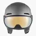 Lyžařská helma Alpina Alto QV gunmetal matt 12