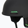 Dětská  lyžařská helma  Alpina Brix black/ neon matt 7