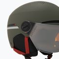 Dětská  lyžařská helma  Alpina Zupo Visor Q-Lite olive/ red matt 7