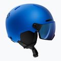 Dětská lyžařská helma Alpina Zupo 2 Visor Q-Lite blue matt 2