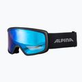 Lyžařské brýle Alpina Narkoja 2 Q-Lite black matt/blue s2