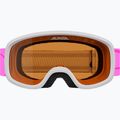Dětské lyžařské brýle Alpina Piney 2.0 white/pink matt 2