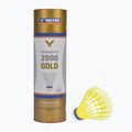 Badmintnové šipky VICTOR Nylon Shuttle 2000 slow 6 szt. yellow
