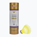 Badmintnové šipky VICTOR Nylon Shuttle 2000 fast 6 szt. yellow