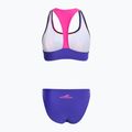 Dámské dvoudílné plavky aquafeel Racerback blue pink flames 2