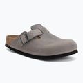 Nazouváky BIRKENSTOCK Boston Soft Footbed Oiled Leather Narrow iron
