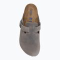 Nazouváky BIRKENSTOCK Boston Soft Footbed Oiled Leather Narrow iron 5