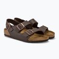 Sandály BIRKENSTOCK Milano BF Regular dark brown 4