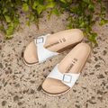Pantofle BIRKENSTOCK Madrid BF Narrow white 3