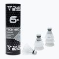 Talbot-Torro Tech 450 badmintonové raketky, Premium Nylon 6 ks bílé 469282