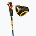 Lyžařské hůlky LEKI Spitfire 3D denim blue/ aegean blue/ mustard yellow 4