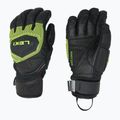 Pánské lyžařské rukavice  LEKI WCR Coach 3D black/ ice lemon