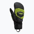 Pánské lyžařské rukavice LEKI WCR Coach 3D Mitt black/ice lemon 2
