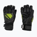 Pánské lyžařské rukavice LEKI WCR C-Tech 3D black ice/lemon