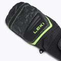 Dětské lyžařské rukavice LEKI WCR Team 3D Junior Mitt black/ ice lemon 5