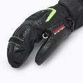 Dětské lyžařské rukavice LEKI WCR Team 3D Junior Mitt black/ ice lemon 6