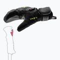 Dětské lyžařské rukavice LEKI WCR C-Tech 3D Junior Mitt black/ice lemon 6