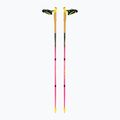 Běžecké hole Leki Ultratrail FX.One neonpink/neonyellow/naturalcarbon