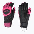 Dámské lyžařské rukavice  LEKI WCR Venom SL 3D black/ pink