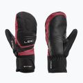 Dětské lyžařské rukavice LEKI Griffin 3D Junior Mitt black/ rose