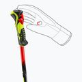 Dětské lyžařské hole LEKI WCR Evo Lite SL TR bright red/black/neon yellow 6