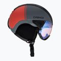 Lyžařská helma CASCO SP-2 Photomatic Visor structured arsenic gray / red 4