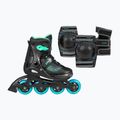 Dětské kolečkové brusle s chrániči Playlife Joker Combo Jr blue sky
