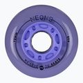 Kolečka na inline brusle Powerslide Neons LED 72 mm/85A 4 pcs. lilac