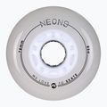 Kolečka na inline brusle Powerslide Neons LED 76 mm/85A 4 pcs. white
