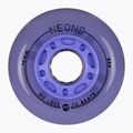 Kolečka na inline brusle Powerslide Neons LED 76 mm/85A 4 pcs. lilac
