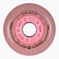 Kolečka na inline brusle Powerslide Neons LED 76 mm/85A 4 pcs. rose
