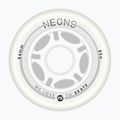 Kolečka na inline brusle Powerslide Neons LED 84 mm/85A 4 pcs. white