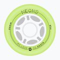 Kolečka na inline brusle Powerslide Neons LED 84 mm/85A 4 pcs. green